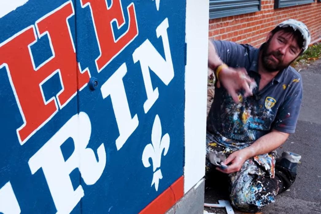 Wakefield-born Leeds United mural artist Burley Banksy commissioned for ...