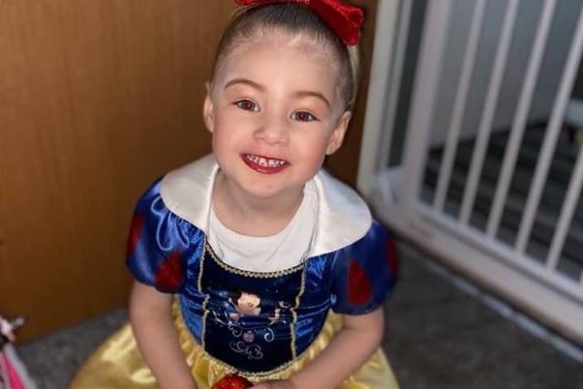 Katie Smith shared a photo of Lylah - Rose as the Disney princess, Snow White.