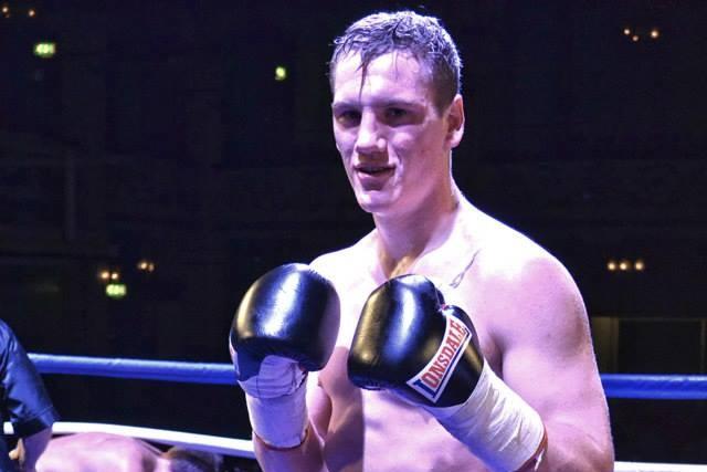 Jack Massey is pictured after recording a third professional win in Blackpool.