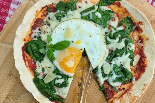 Karen Wright's It's A Wrap pizza for motorhome Euro trip