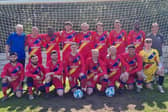 Wakefield Athletic first team before their Seymour Memorial Trophy final against AFC Royal.