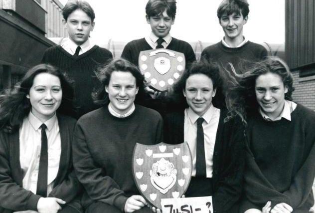 Outwood Grange School swimming teams, 1994.