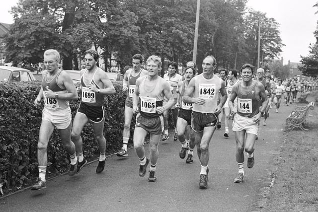 Wakefield Express half marathon, 1985.