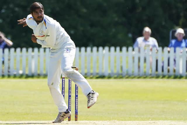 Shubham Sharma took two wickets for Wakefield Thornes.