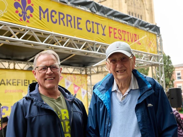 Peter Spawforth who was the chief planning officer for Wakefield Council and original architect for the Ridings with Coun Andrew Wakefield
