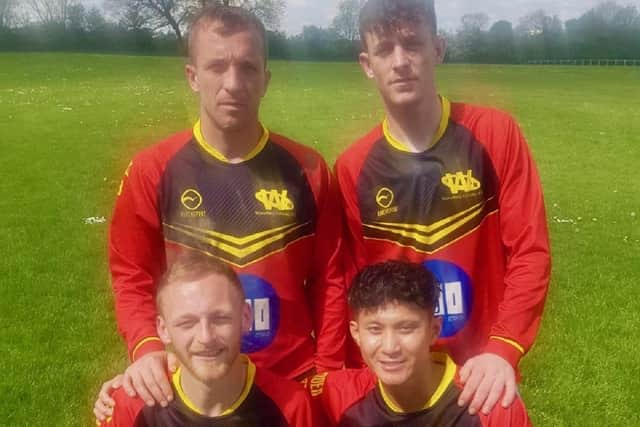 Wakefield Athletic scorers Danny Young, Kieran Young, Kane Whitaker and Ray Cheng.