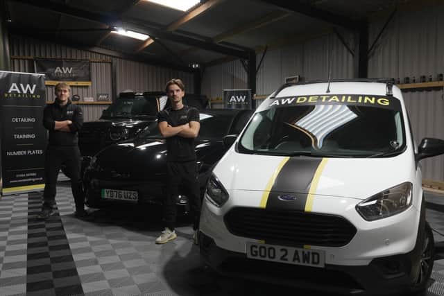 Aaron Young and Will Goodall established AW Detailing when they were 18.