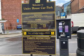 Unity House car park, Wakefield.