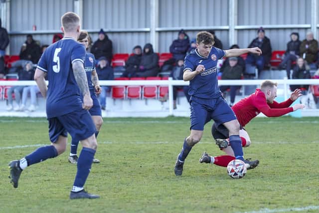 Horbury Town are out of luck against Worsborough Bridge Athletic. Picture: Scott Merrylees