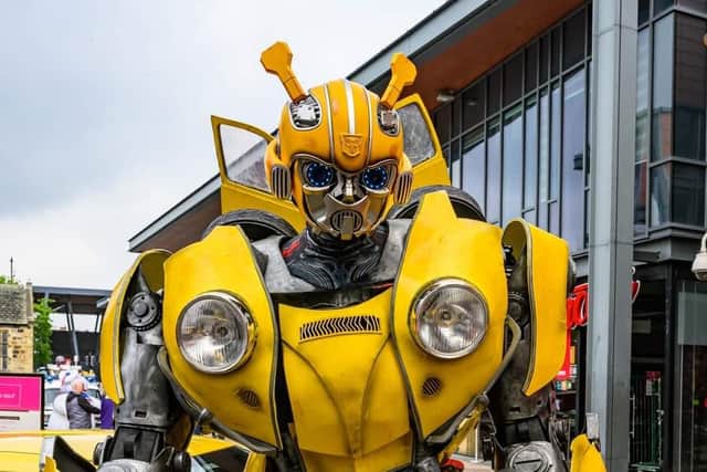 Meet Bumblebee from the Transformers at Junction 32 this weekend.