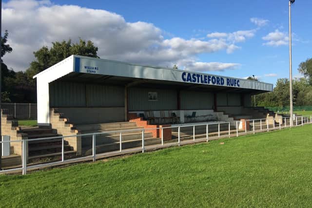 Castleford RUFC were edged out by one point at Ossett.