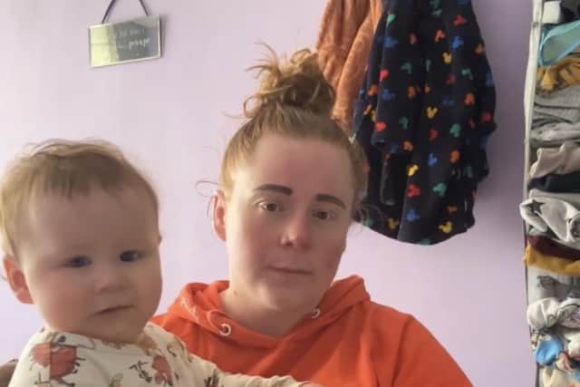 Ms Garey and her young son Brooklyn (pictured) first spoke to the paper in April to report the lack of action taken by WDH - and they say that, despite claims from WDH, things have only gotten worse
