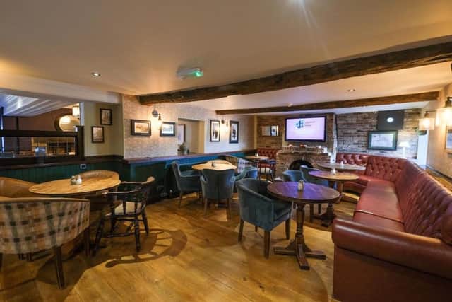 There are three working fireplaces and The Black Bull now boasts a spacious bar area, a comfortable lounge and a dining room.