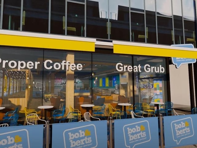 Bob and Berts at Trinity Walk will be serving a rhubarb cooler and rhubarb and custard cake.