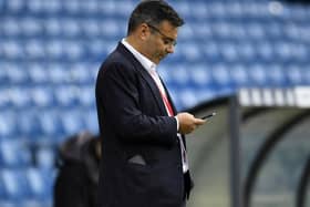 Leeds United chairman Andrea Radrizzani took to Twitter after the win over Liverpool. Picture: Getty Images