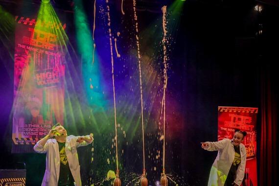 Fusing the mystery of magic with wondrous and miraculous feats of science. Hang on to your seats and experience a non-stop action packed interactive magical science show with experiments and magic that will capture the imagination.