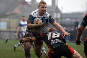 Chris Siddons was a try scorer for Lock Lane against Leigh Miners Rangers.