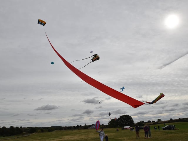 Professional and amateur kite-flyers creations took to the sky.