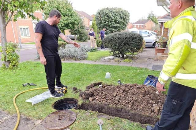 Pontefract firefighters come to the aid of a baby hedgehog stuck in a ...