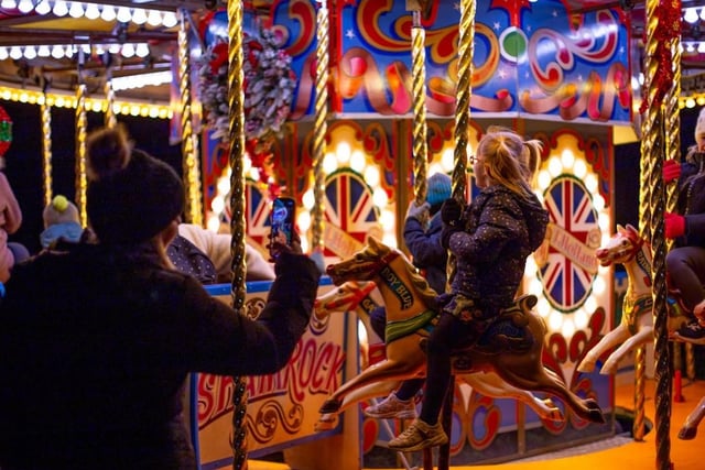 A magical free ride on the carousel.  Photo: Tatiana Hepplewhite