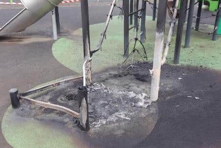£80k damage caused to parts of the play area in Thornes Park