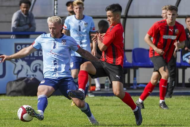 Ossett United suffered back to back defeats over the bank holiday. Photo by Scott Merrylees