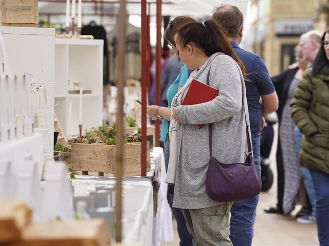 There was a wide array of stalls from small businesses on offer for visitors to browse.