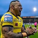 Mahe Fonua scored Castleford Tigers' first try in their Betfred Challenge Cup tie against Hull. Picture: Allan McKenzie/SWpix.com