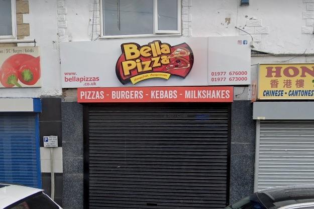 Rated 4: Bella Pizza at 23 Racca Green, Knottingley; rated on February 13.