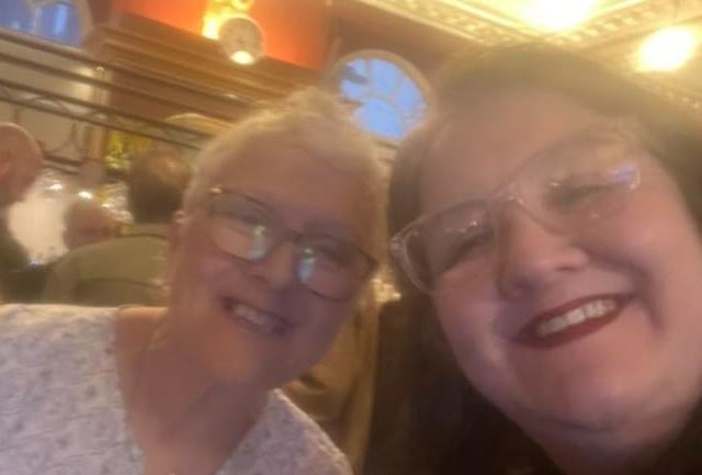 Aimee Elizabeth Barrett wrote: "This lady is the glue in our family we’d all be lost without her. A brilliant nanna to three grandchildren and a grand fur baby. I’m so proud to call her my mum."