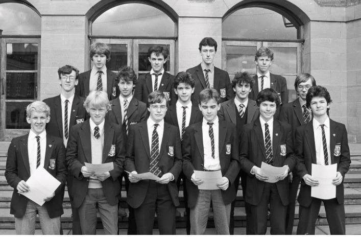 Queen Elizabeth Grammar school prizewinners -July 1985.