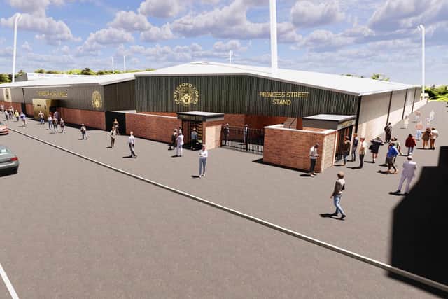 The stadium would undergo a major redevelopment under the plans