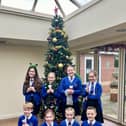 Larks Hill is one of the local school choirs that visited the Prince Of Wales Hospice to spread festive cheer