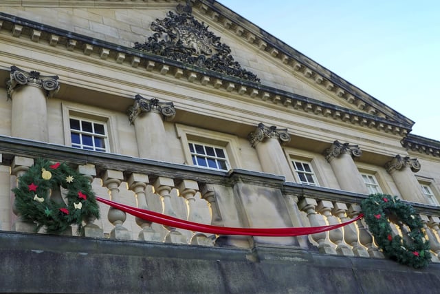The Christmas decorations at Nostell Priory.