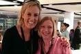 Andrea Mudd shared a snap with Steph McGovan, who she met at Wembley.