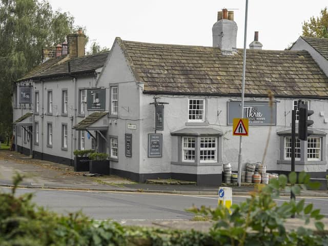 One of Wakefield's oldest pubs, The Three Houses, has closed. Picture Scott Merrylees