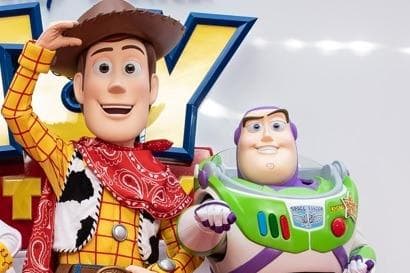 'To infinity and beyond!': Meet Toy Story's Woody and Buzz across ...