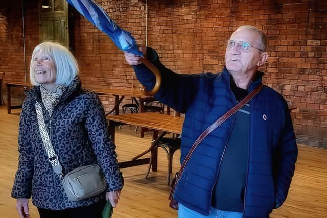 Stephen and Shirley Leaworthy met at Paton & Baldwins, which is now Tileyard North.