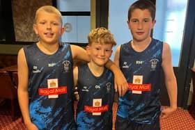 Budding rugby league players from Sharlston Rovers Juniors have unveiled their brand-new kit, funded by Royal Mail’s Kits 4 Kids programme
