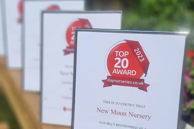New Moon Nursery has been placed in the top 20 early year settings for seven years in a row.