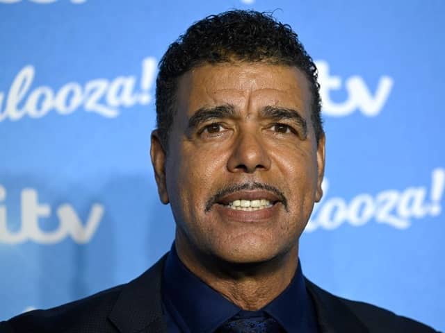 Chris Kamara is being awarded an MBE For services to Association Football, to Anti-Racism and to Charity.