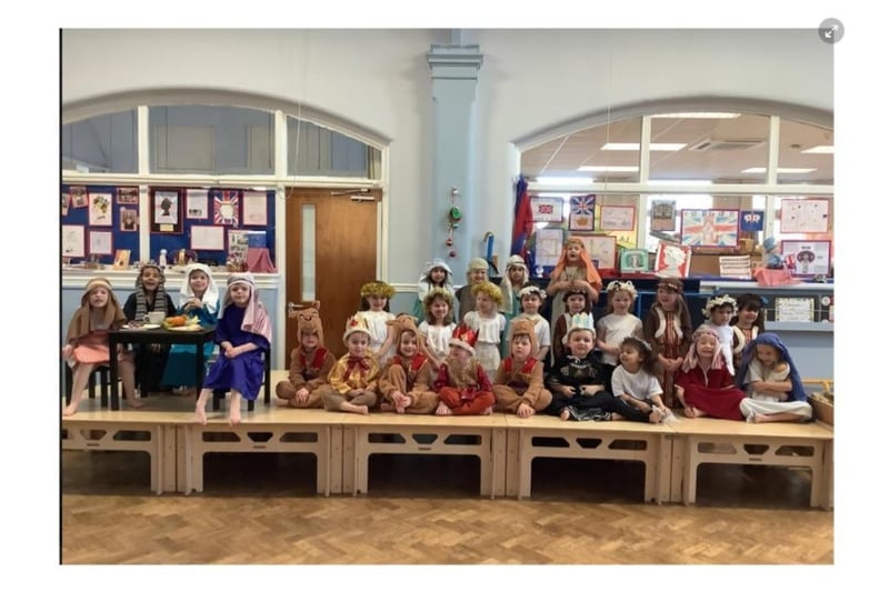 Reception's nativity at Stanley Grove Primary and Nursery School.