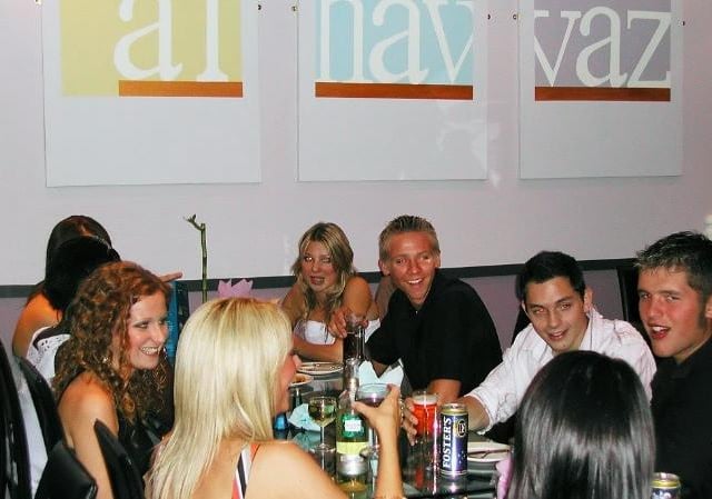 Night out at Al Nawaz in 2005.