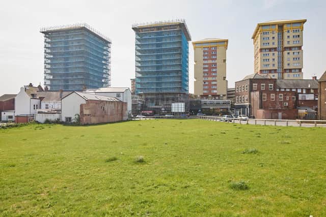 Plans included these tower blocks on Kirkgate.