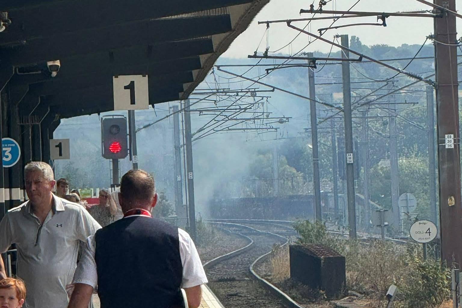 Lines closed and trains cancelled at Wakefield Westgate due to track ...