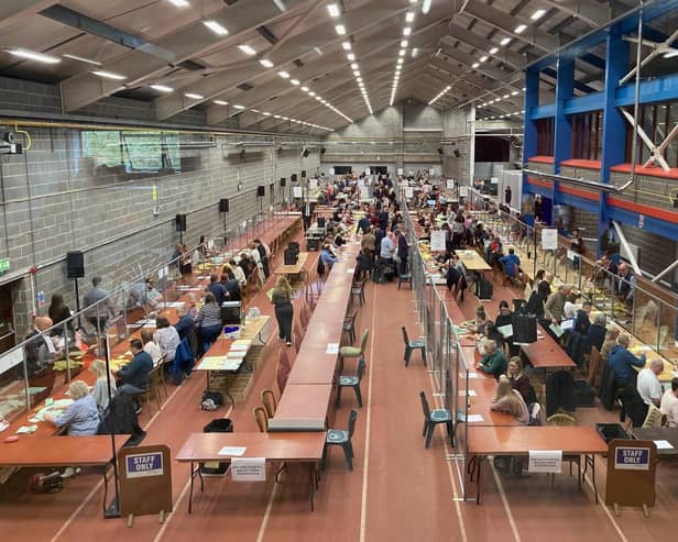 The count is underway in Wakefield.