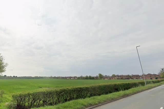 Vistry Group looks set to put forward proposals to build up to 290 homes across 11 hectares of farmland off Church Road in Altofts. Google image
