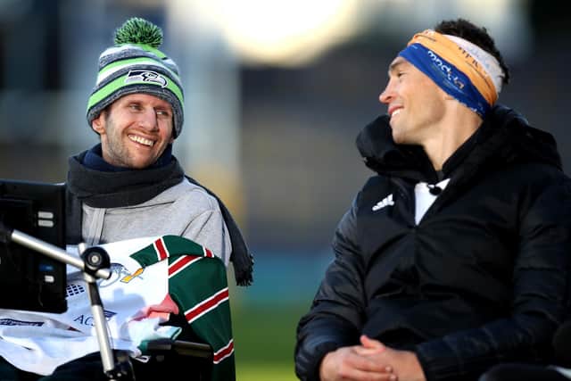 Rob and his friend Kevin Sinfield OBE will be taking part in the event (Photo by George Wood/Getty Images)
