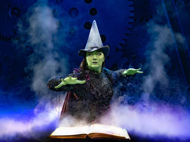 Laura Pick as 'Elphaba' in the Wicked UK and Ireland National Tour which debuted in Bradford earlier this week.