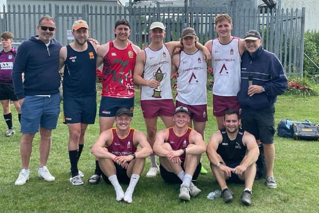 The Adams Clan team won the annual summer touch and pass tournament at Sandal RUFC.